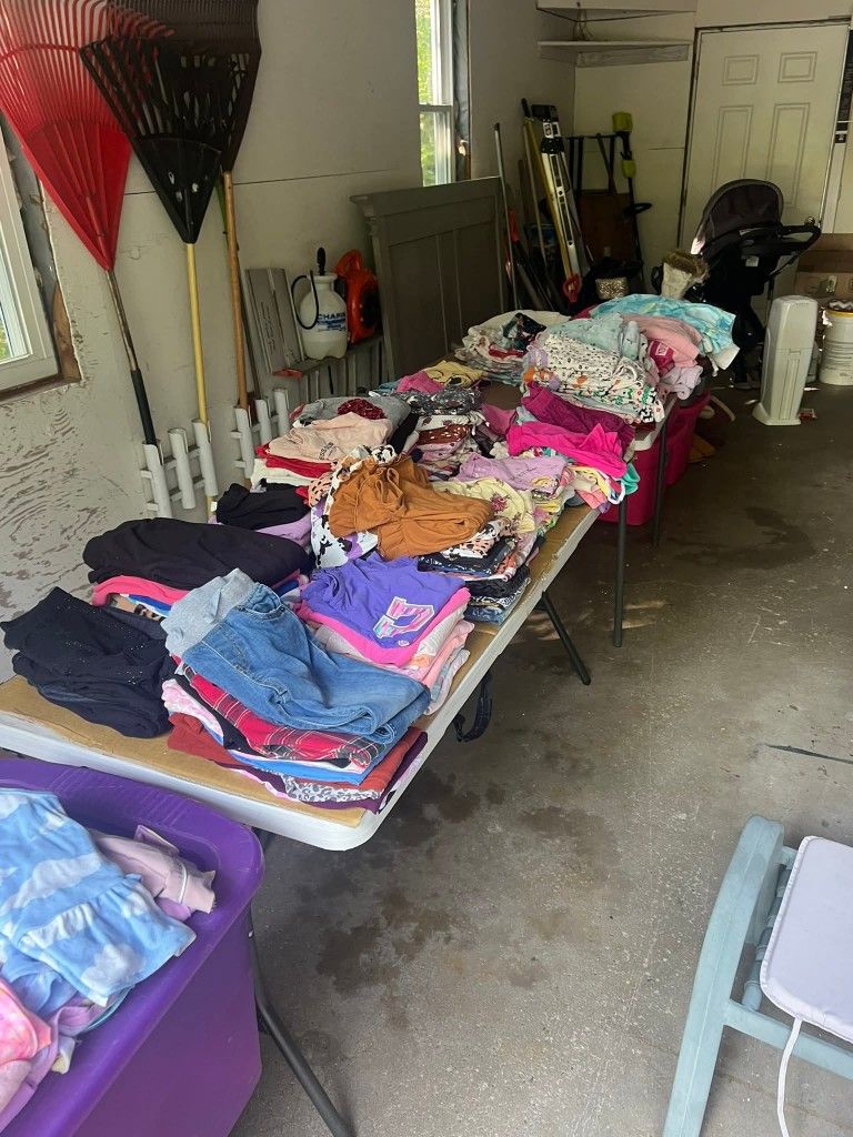 Girls Clothes Sizes 6, 7, and 8.