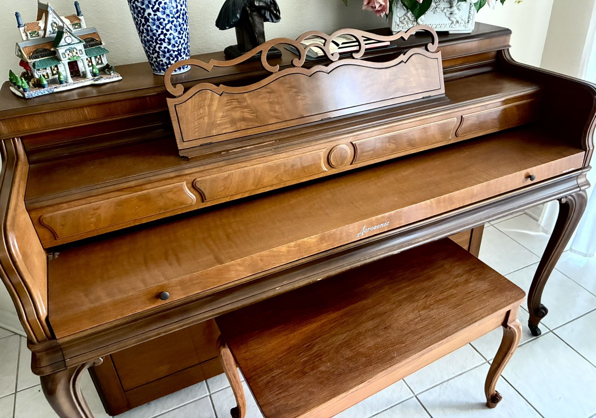 Baldwin Acrosonic Piano With Bench