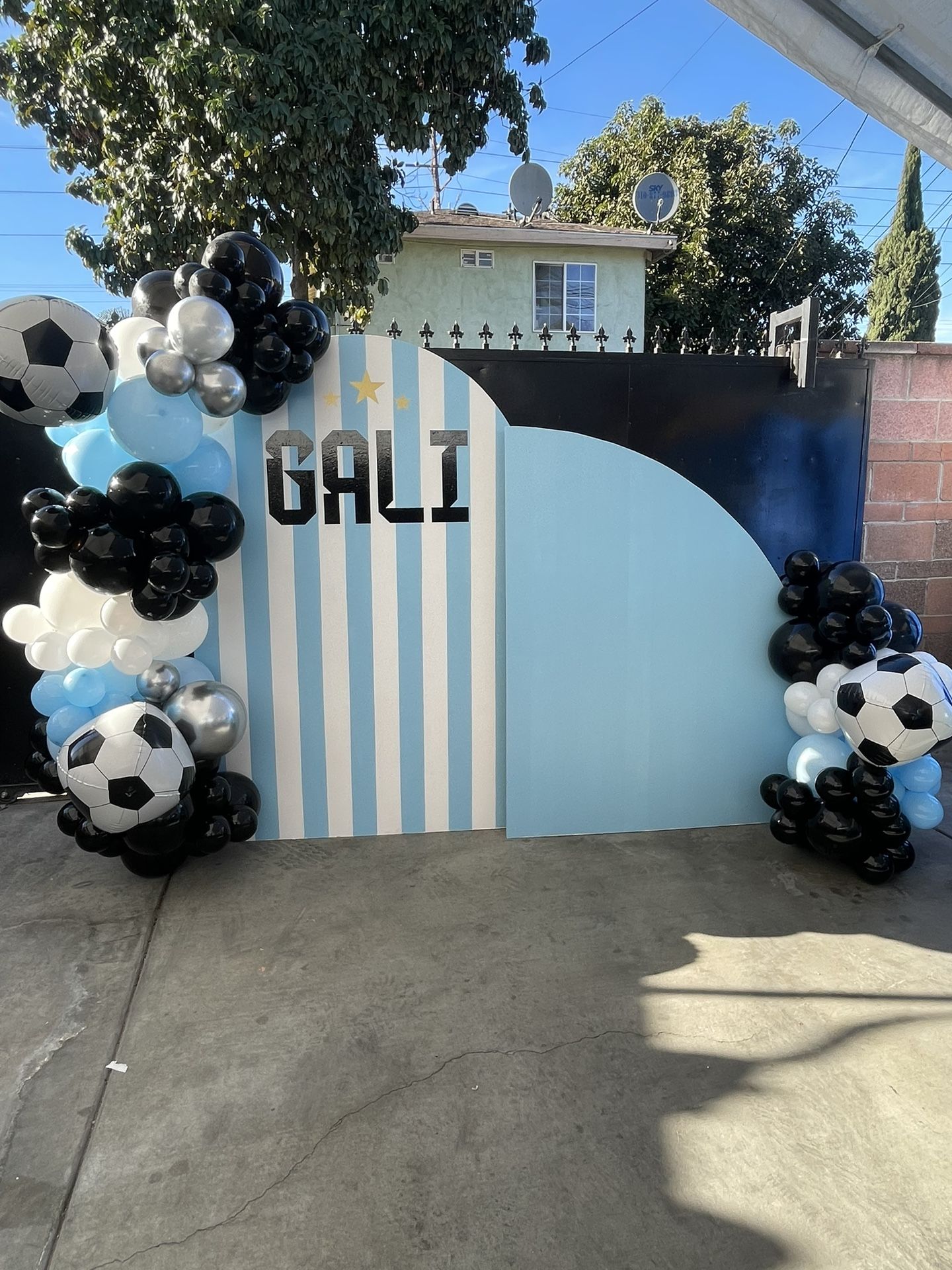 Soccer Balloon Garland