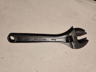 "NEW!" Proto 708S Protoblack Adjustable Wrenche, 8 in Long, 1 1/8 in Opening, Black Oxide (1 EA)