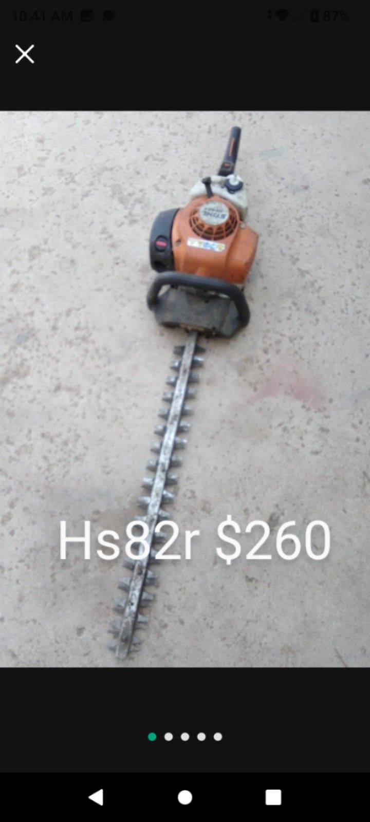 Stihl Hs82r Hedge Trimmer