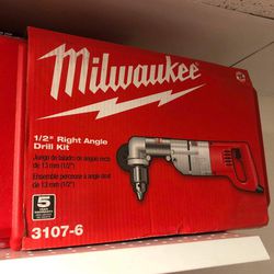 Milwaukee New 1/2" Right Angle Drill