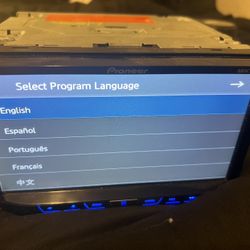 Pioneer Double Din DVD Bluetooth Deck