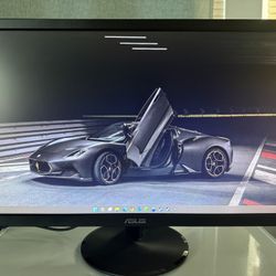 Dual (x2) ASUS VP278QG 27” Full HD 1920x1080 1ms 75Hz DP HDMI VGA Adaptive Sync/FreeSync Eye Care Monitor, Built-in Speakers