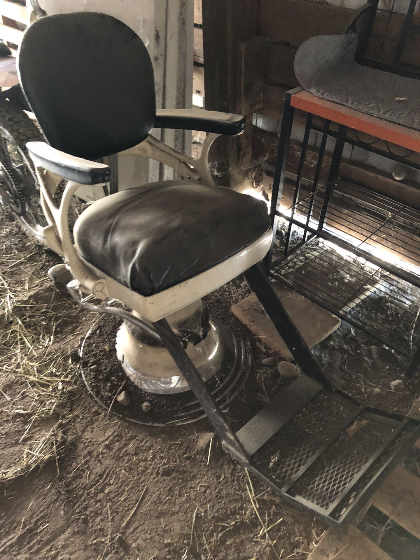 Old dental chair