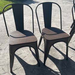 Set Of Rustic Farmhouse Chairs