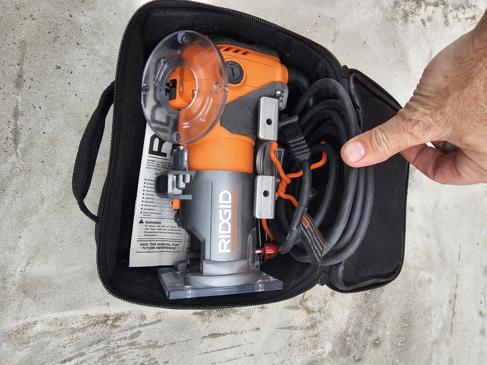 Brand New Ridgid palm router
