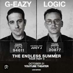Logic and G-Eazy Endless Summer Tour YouTube Theater 10/21
