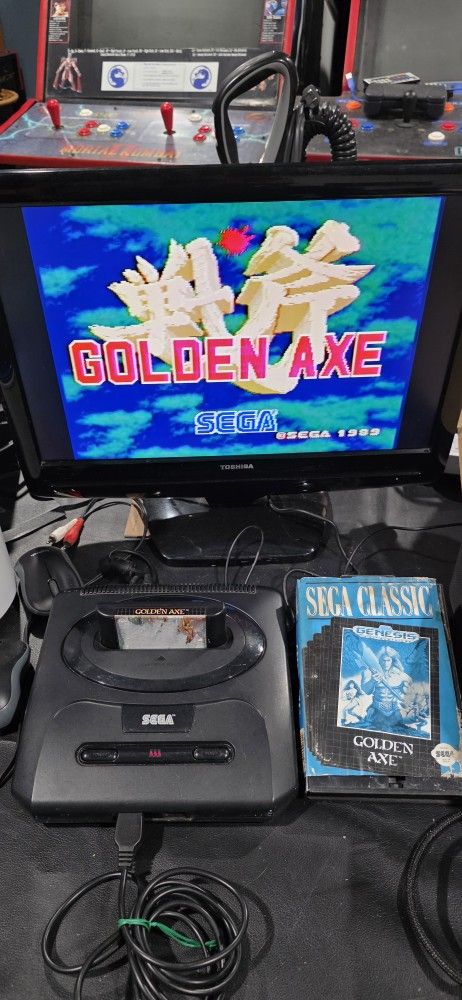 Sega Console & Golden Axe