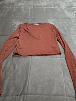 V neck crop top