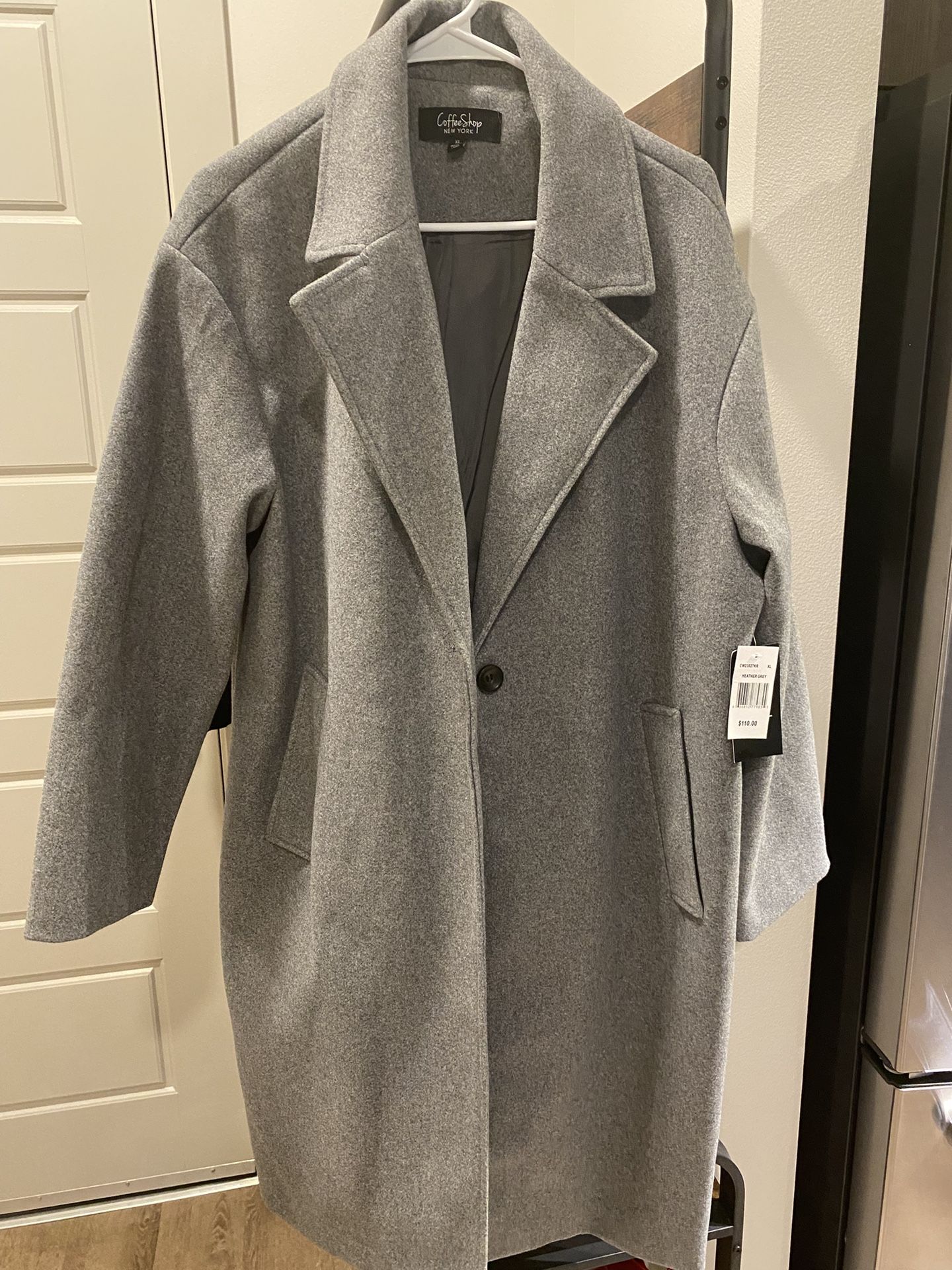 New Grey Coat XL 60$