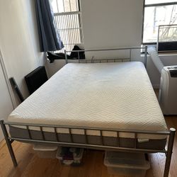 Bed + Bed Frame For Sale!