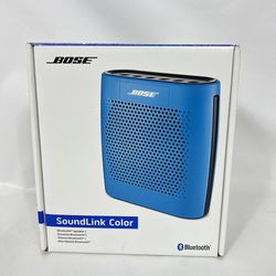 New Bose SoundLink Color Bluetooth Speaker Blue