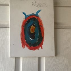 Canvas Painting From a 6 Yr Old