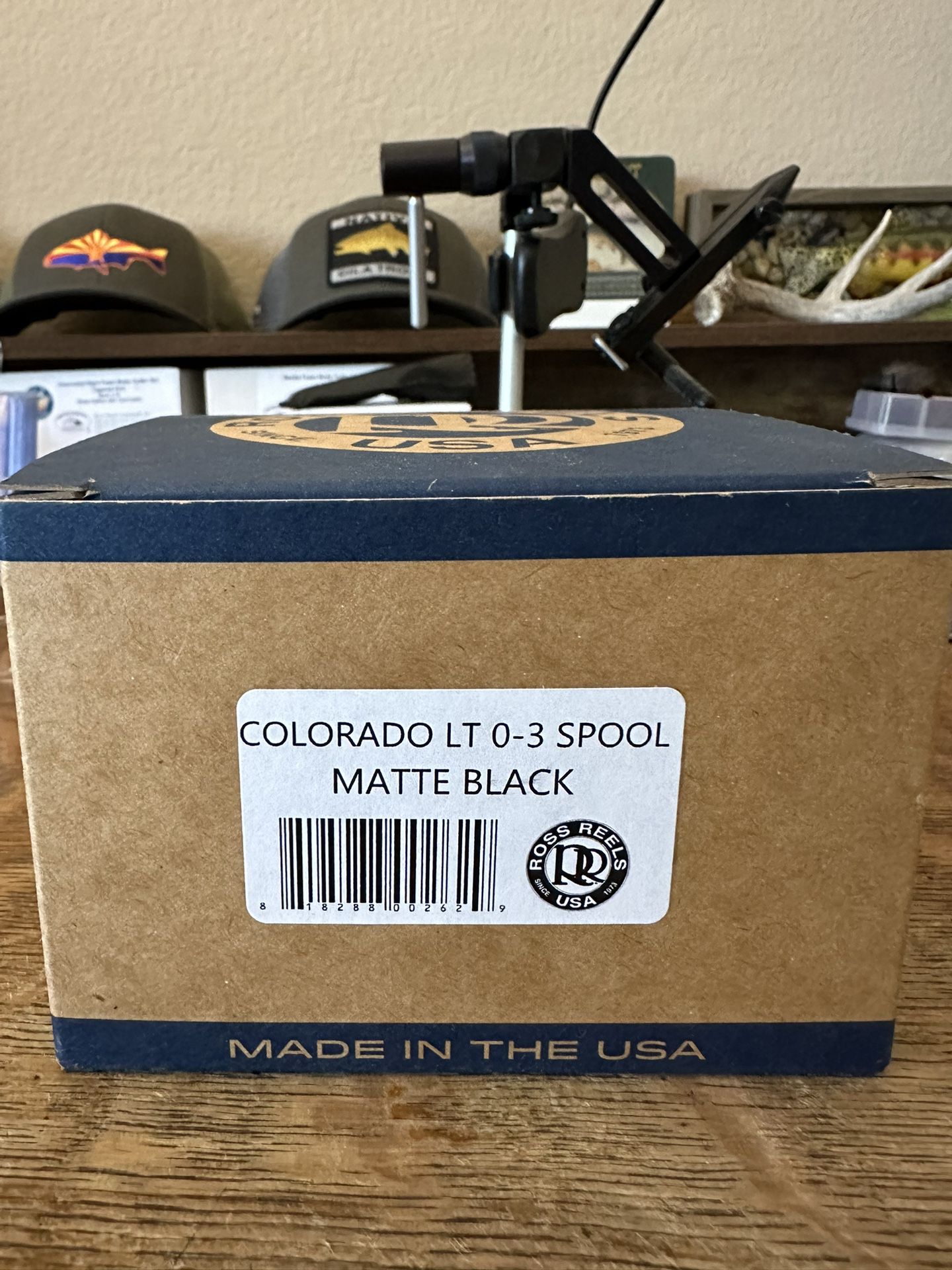 Ross Reels Colorado LT Spare Spool 0/3wt Black! New!