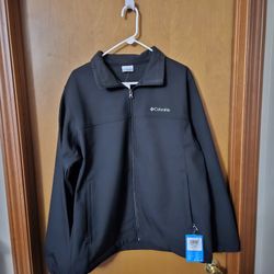 NWT✨ $90 Columbia Bowen Softshell Jacket Black Men Winter Sz Large