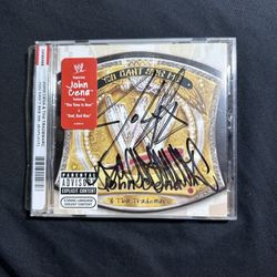 WWE JOHN CENA AND THE TRADEMARC SIGNED YOU CANT SEE ME MUSIC CD