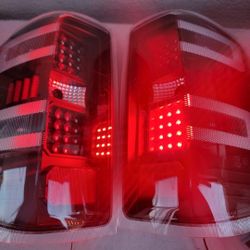 14-18 Chevrolet Silverado LED Taillights Luces Traseras Calaveras Focos Luces Chevy