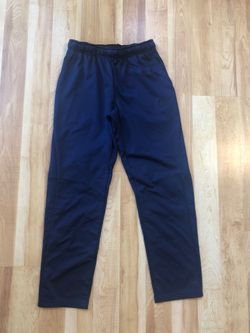 Nike Mens navy medium dri fit fleece inside sweatpants. Worm once porch pickup