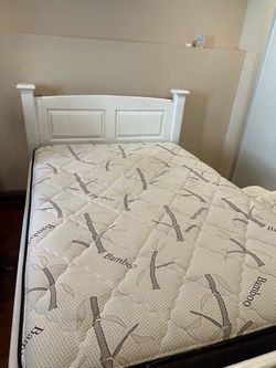 queen size bed + frame