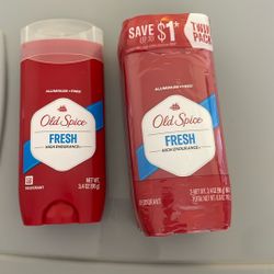 Old Spice Aluminum Free Men's Deodorant Invisible Solid Stick High Endurance Fresh Full Size 3 Of Them !