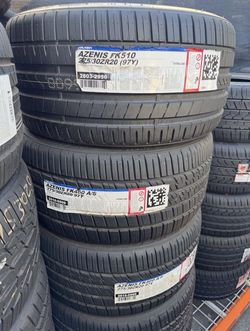 New Falken 275/30R20 Azenis FK510 Tires
