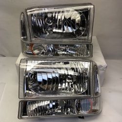Ford F-250-F550 Super Duty / Excusion Headlights For 1999 To 2004