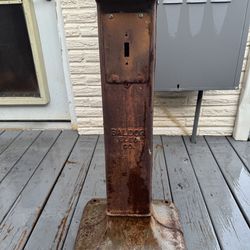 RARE Balfour Electric Co iron vintage pedestal