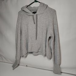 1.STATE Women's Tie Sleeve Hoodie Sweatshirt MEDIUM