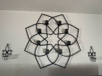 Candle wall art