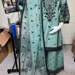 Cotton Party Wear Palazo Dress
