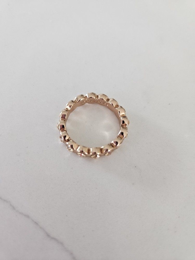 COACH Ring Band With Stones