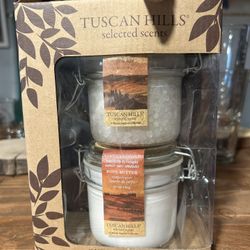 TUSCAN HILLS®  Bath Salt & Body butter 
