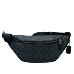 Coach Warren Belt Bag Grey/ Black G2447-CV926 Waist/ Body Bag