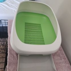 Cat Litterbox that takes pellets and pee pads