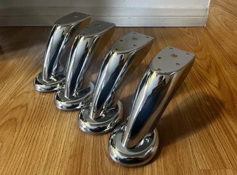 4 PCS 4.5 inch Metal Furniture Legs, Sofa Legs, Couch, Cabinet, Feet