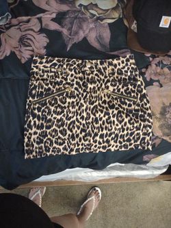 Leopard Print Juicy Couture Skirt 
