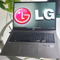 LG Gram ultra light LAPTOP w/Windows 11 pro, i7, 512gb SSD, backlit keys, new battery, Office Suite