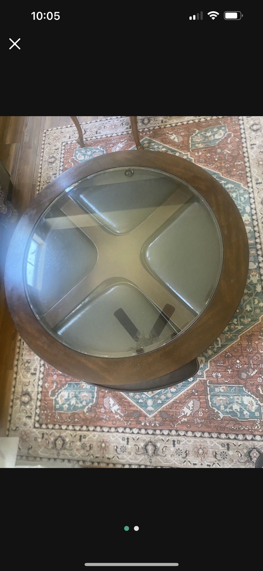 Coffee Table With 4 Stools