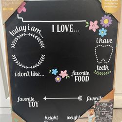 Baby photo board