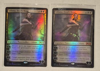 LILIANA, DEATH MAGE M21 FOIL x2 PLANESWALKER 2020 NM MAGIC THE GATHERING MTG