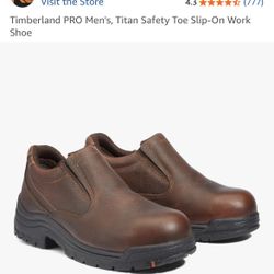 Timberland PRO Men’s Titan Safety Toe Slip-On Work Shoes – Size 11 Wide 🥾 ✨ Brand New – Never Worn! ✨ 