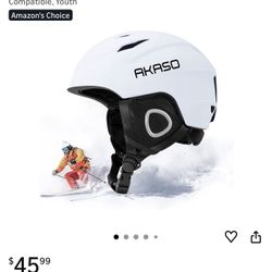 AKASO Ski Helmet for Men and Women, Snowboard Helmet, Goggles Compatible, Youth