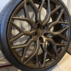 Vossen HF-2 Wheel Hybrid Forged Series (Satin Bronze)