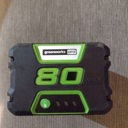 Green works 80v Battery 