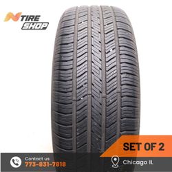 Set of 2 Used  7.5/32    225/60R17  99T  Hankook   Kinergy ST