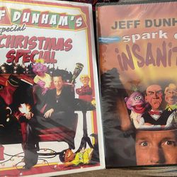 NEW JEFF DUNHAM DVDs SPARK OF INSANITY & VERY SPECIAL CHRISTMAS SPECIAL Puppets Comedy 