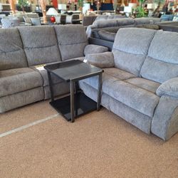 66502.... Sofa And Love Seat Reclinig 