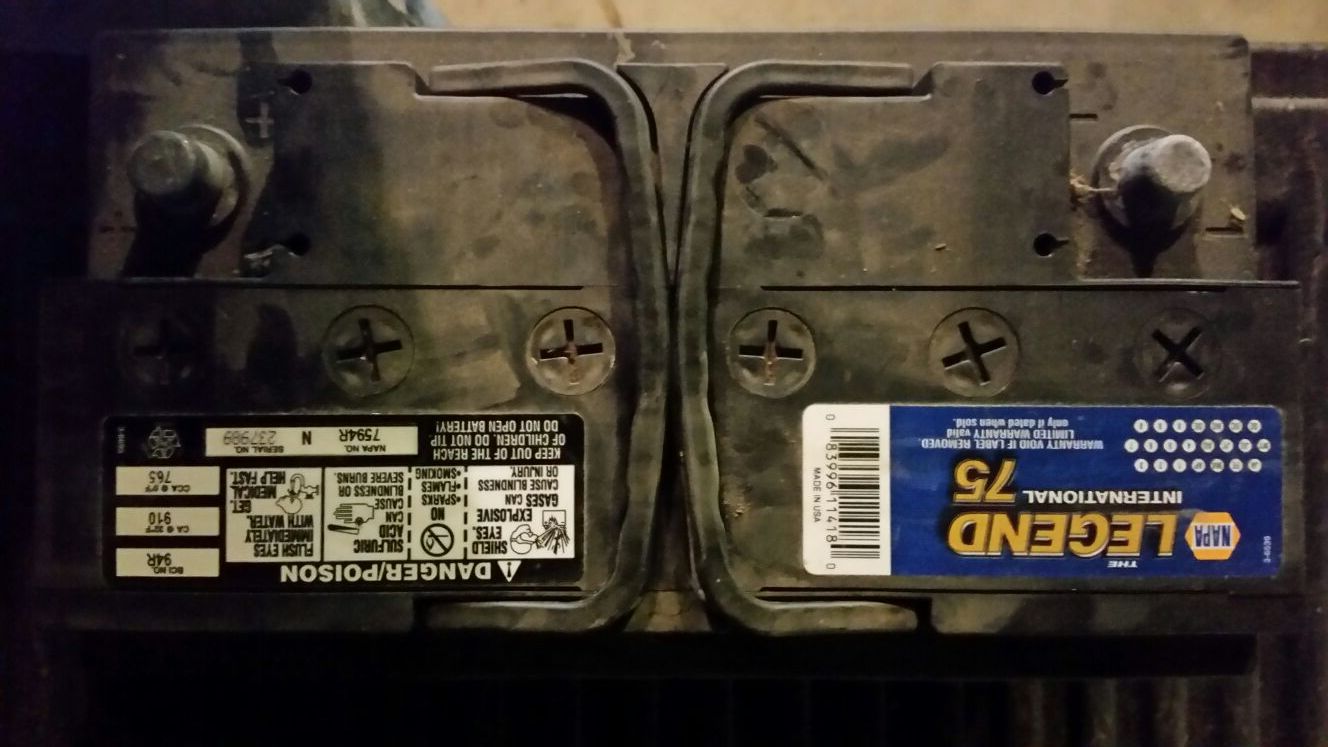 New 7594R NAPA Battery