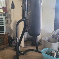 Tapout Punching Bag And Speed Bag W/Stand